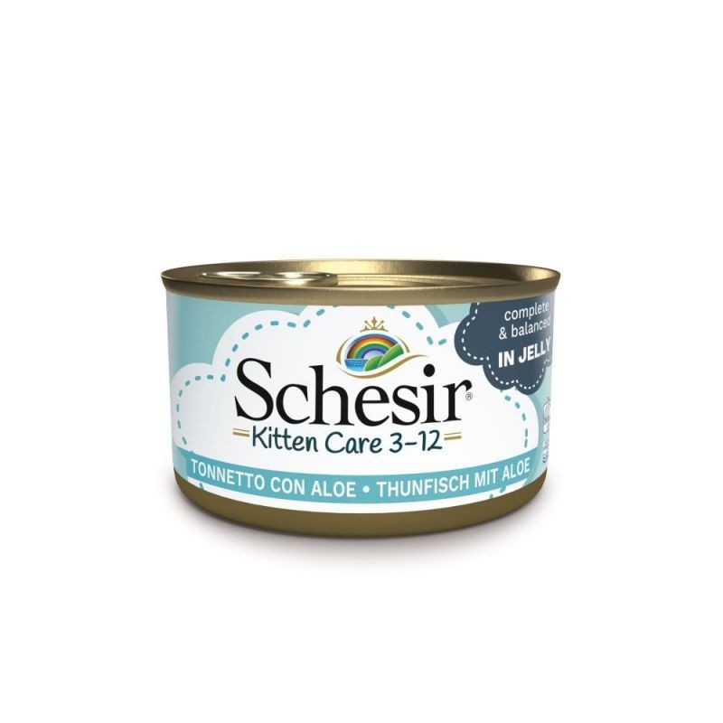 SCHESIR KITTEN CARE 3-12 TONNETTO CON ALOE IN JELLY 