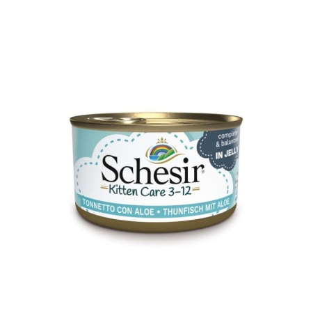 SCHESIR KITTEN CARE 3-12 TONNETTO CON ALOE IN JELLY Gatti