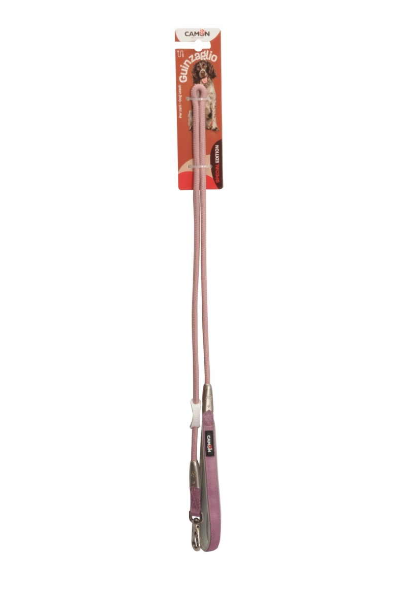 CAMON GUINZAGLIO TUBOLARE POLIESTERE ROSA ANTICO 