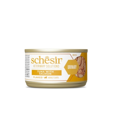 SCHESIR VETERINARY SOLUTIONS URINARY FILLETS DI TONNO CON SALMONE Gatti