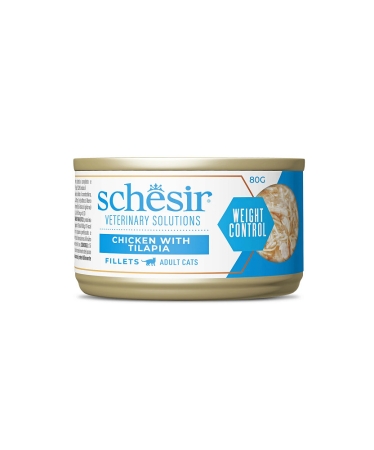SCHESIR VETERINARY SOLUTIONS WEIGHT CONTROL  FILETTI DI POLLO CON TILAPIA Gatti