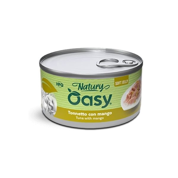 OASY WET CAT NATURY SOFT JELLY TONNETTO CON MANGO 
