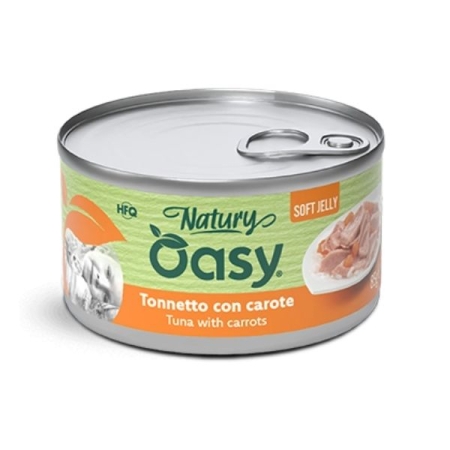 OASY WET CAT NATURY SOFT JELLY TONNETTO CON CAROTE Gatti
