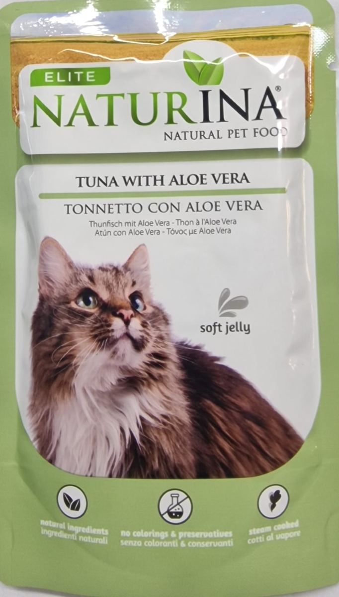 ELITE NATURINA NATURAL PET FOOD TONNETTO CON ALOE VERA SOFT JELLY 