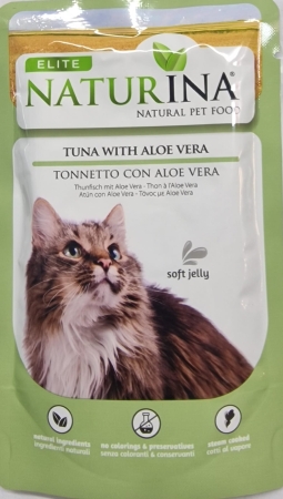 ELITE NATURINA NATURAL PET FOOD TONNETTO CON ALOE VERA SOFT JELLY Gatti