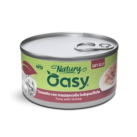 OASY NATURY SOFT JELLY TONNETTO CON MAZZANCOLLE INDOPACIFICHE Gatti