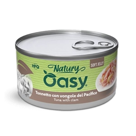 OASY NATURY SOFT JELLY TONNETTO CON VONGOLE DEL PACIFICO Gatti