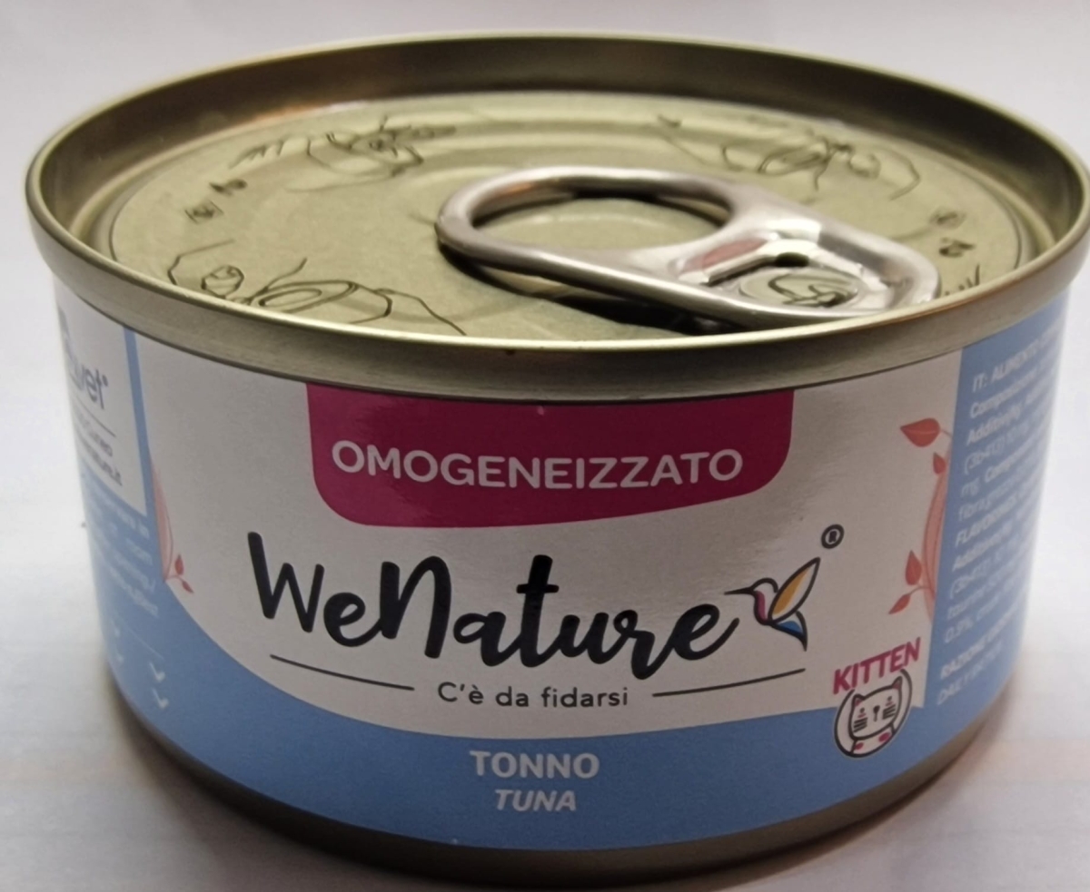 WENATURE KITTEN TONNO OMOGENEIZZATO 