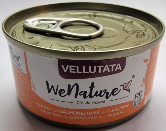 WENATURE VELLUTATA ADULT TONNO CON SALMONE Gatti
