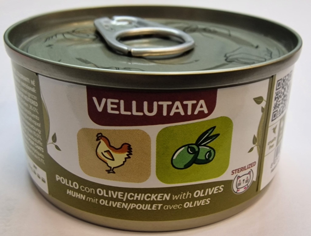 WENATURE VELLUTATA STERILIZED POLLO CON OLIVE 