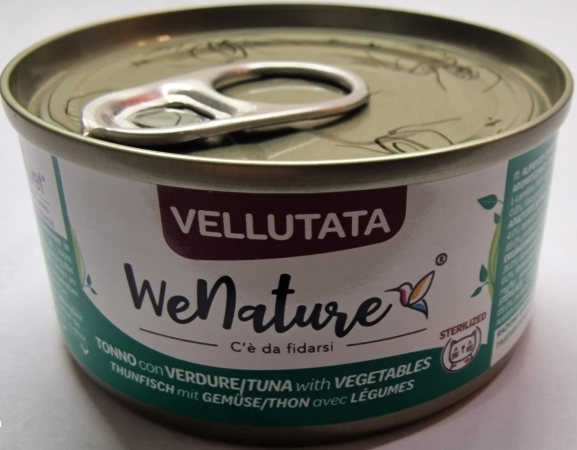 WENATURE VELLUTATA STERILIZED TONNO CON VERDURE Gatti