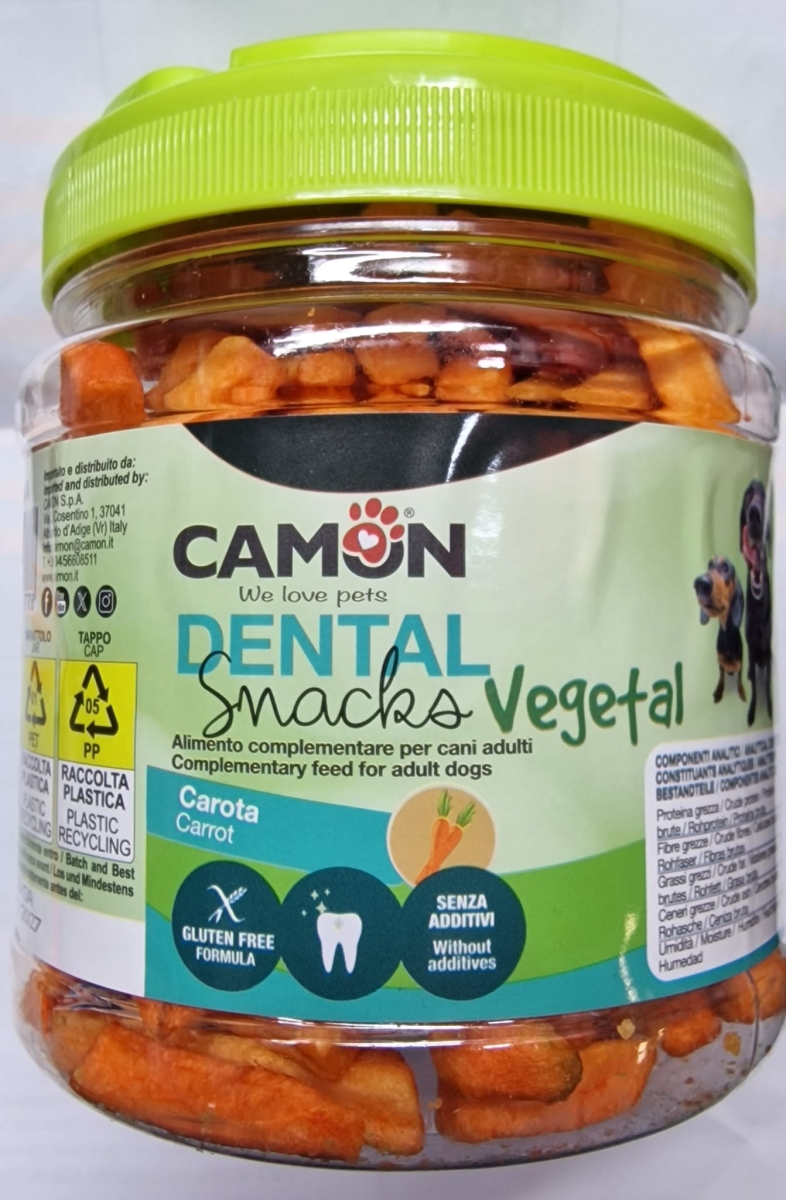 CAMON DENTAL SNACKS VEGETAL CAROTINE CROCCANTI 