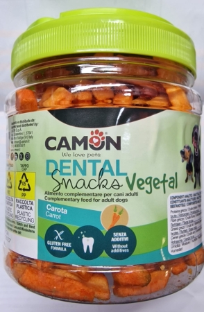 CAMON DENTAL SNACKS VEGETAL CAROTINE CROCCANTI Cani