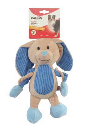 CAMON GIOCO PER CANI IN POLIESTERE CONIGLIO CON SQUEAKER Cani