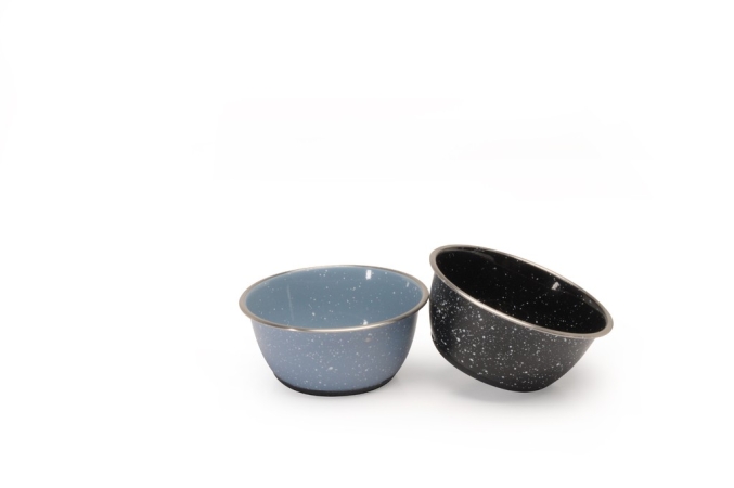 CAMON CIOTOLA IN ACCIAIO DUOBOWL ZAMPYNOX ANTISCIVOLO OPACA/LUCIDA 2 COLORI Cani