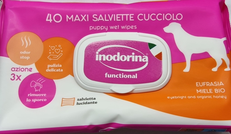 INODORINA SALVIETTE FUNZIONALI CUCCIOLO Cani