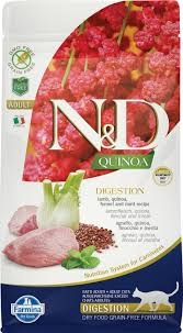 FARMINA N&D GATTO QUINOA DIGESTION AGNELLO QUINOA FINOCCHIO E MENTA