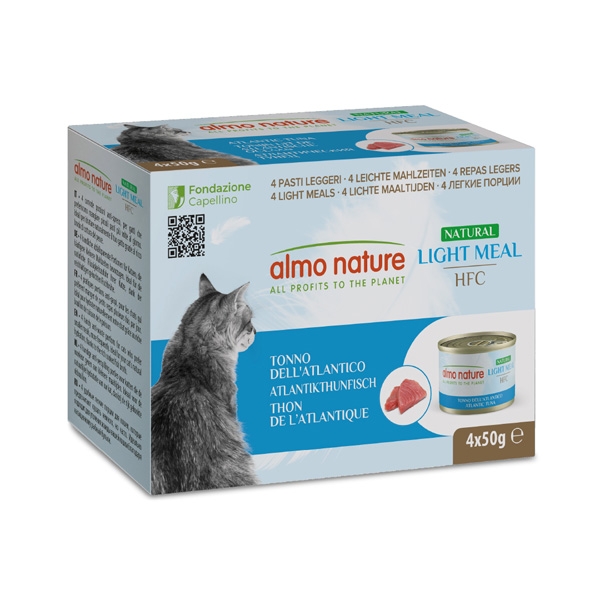 ALMO NATURE HFC NATURAL LIGHT MEAL TONNO DELL' ATLANTICO MULTIPACK 