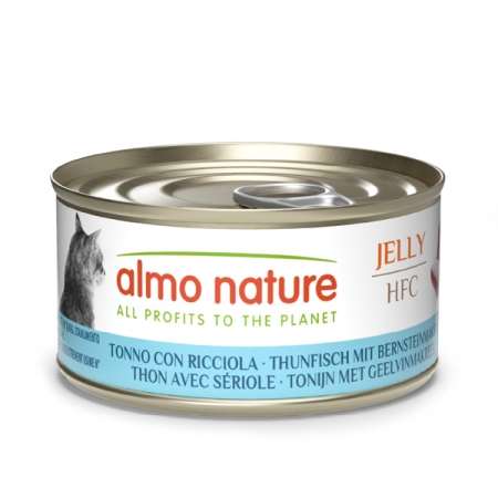 ALMO NATURE HFC JELLY TONNO CON RICCIOLA  ADULT CAT Gatti