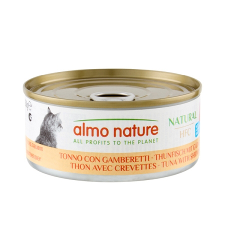 ALMO NATURE HFC NATURAL TONNO E GAMBERETTI Gatti