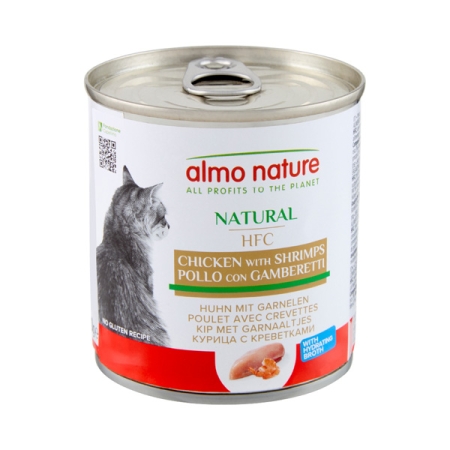 ALMO NATURE HFC NATURAL POLLO CON GAMBERETTI Gatti