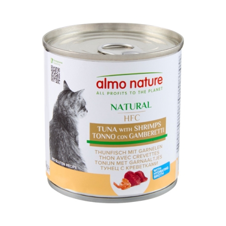 ALMO NATURE HFC NATURAL TONNO E GAMBERETTI Gatti