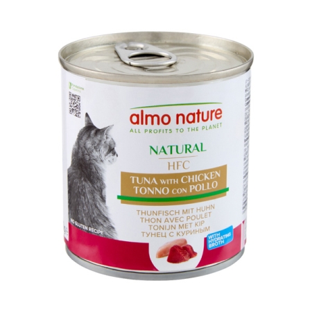 ALMO NATURE HFC NATURAL TONNO E POLLO Gatti