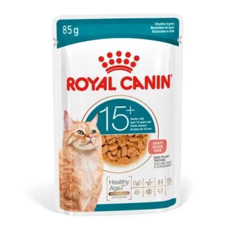 ROYAL CANIN CAT AGEING 15 + GRAVY IN SALSA Gatti