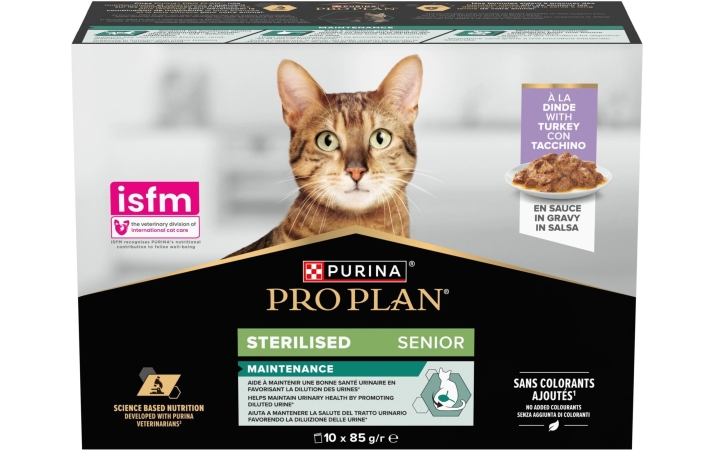 PRO PLAN MULTIPACK STERILIZZATO CON TACCHINO Gatti