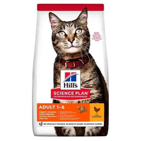 HILL'S SCIENZE PLAN CAT ADULT CON POLLO Gatti