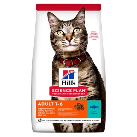 HILL'S SCIENZE PLAN CAT ADULT CON TONNO Gatti