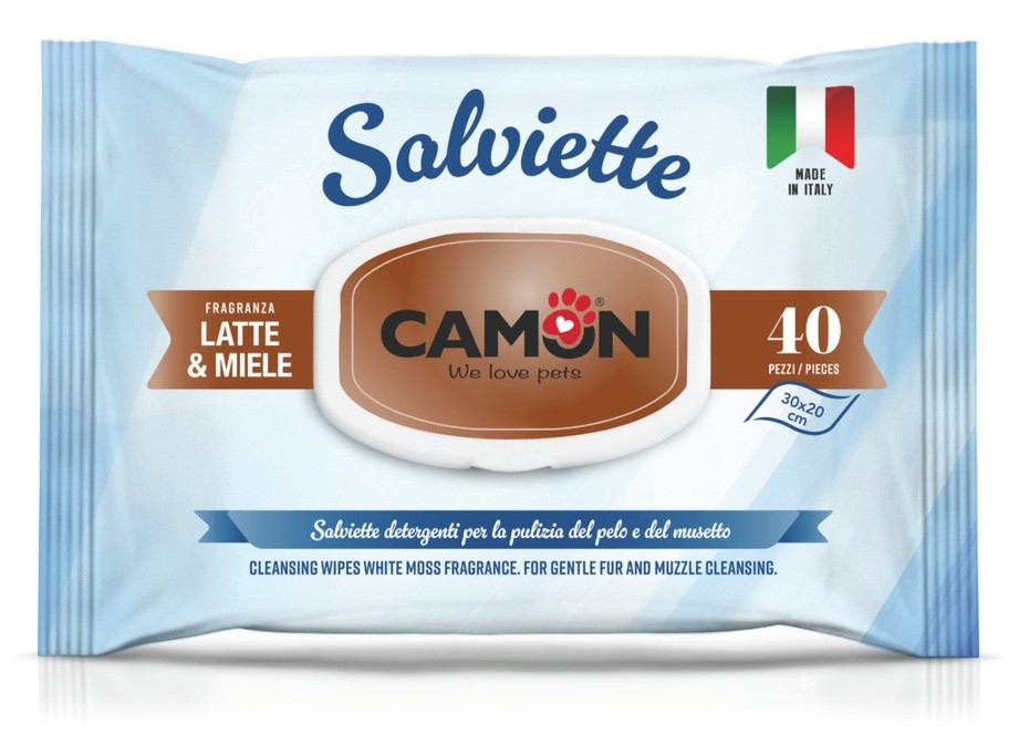CAMON SALVIETTE DETERGENTI LATTE & MIELE 