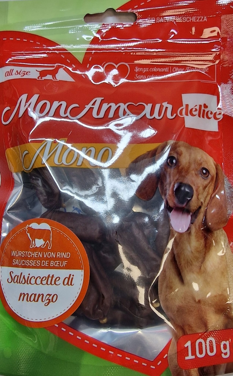 MON AMOUR DELICE MONO SALSICETTE DI MANZO 
