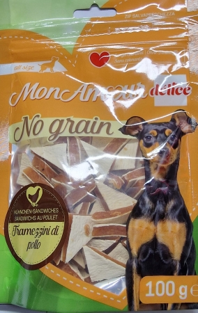 MON AMOUR DELICE NO GRAIN TRAMEZZINI DI POLLO Cani