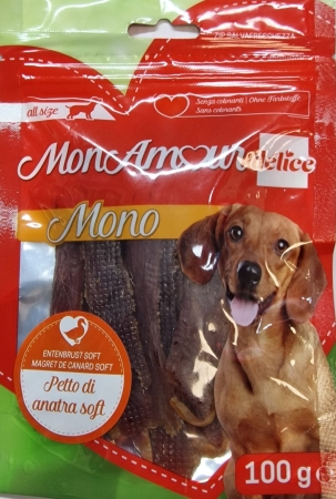 MON AMOUR DELICE MONO DOG SNACK PETTO DI ANATRA SOFT Cani