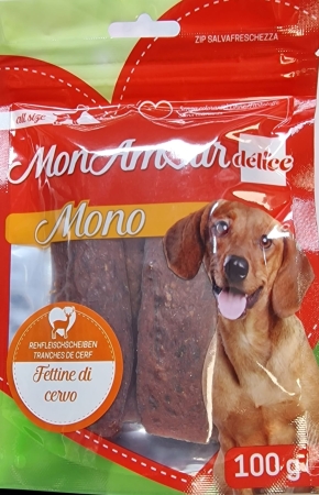 MON AMOUR DELICE MONO FETTINE DI CERVO Cani