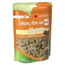 MON AMOUR DELICE NO GRAIN OSSETTI ANATRA & ARANCIA Cani