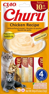 CIAO CHURU CAT SENIOR 10+ CREMOSO CON POLLO 