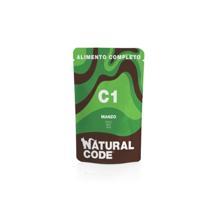 NATURAL CODE  C1 MANZO ALIMENTO COMPLETO Gatti