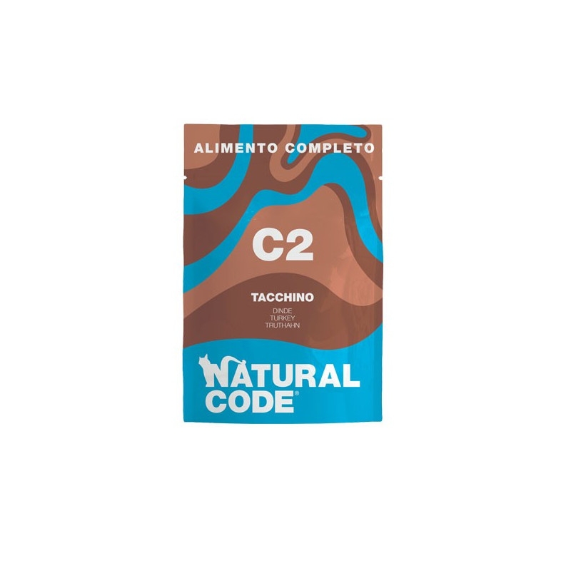 NATURAL CODE  C2 TACCHINO ALIMENTO COMPLETO 