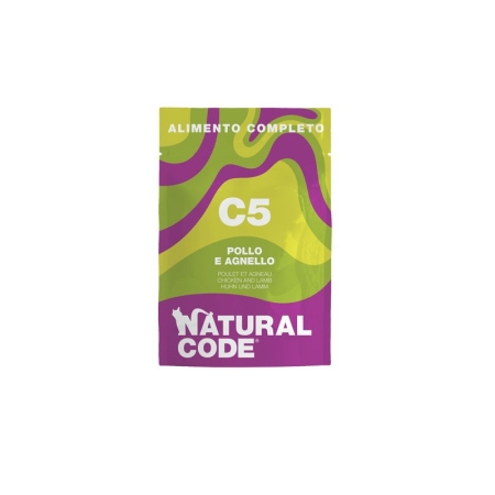 NATURAL CODE C5 POLLO E AGNELLO ALIMENTO COMPLETO Gatti
