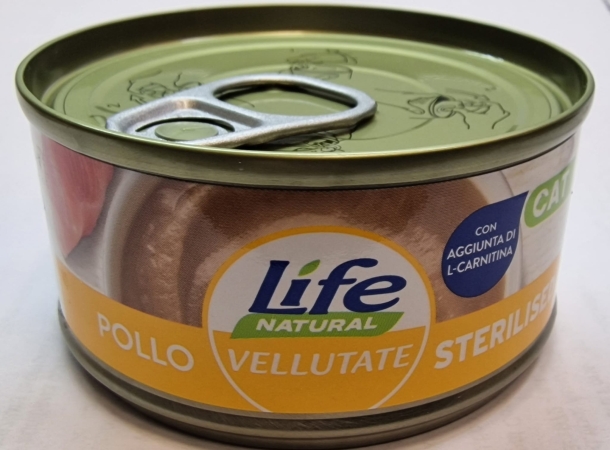 LIFE NATURAL VELLUTATE STERILISED POLLO Gatti