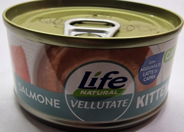 LIFE NATURAL VELLUTATE KITTEN SALMONE Gatti