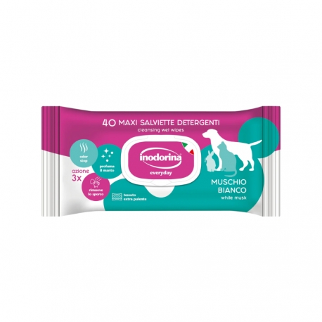 INODORINA SALVIETTE EVERYDAY REFRESH AL MUSCHIO BIANCO 