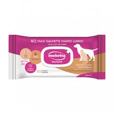 INODORINA SALVIETTE FUNCTIONAL MANTO LUNGO Cani e Gatti