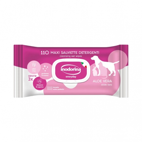 INODORINA SALVIETTE DETERGENTI EVERYDAY CON ALOE VERA 