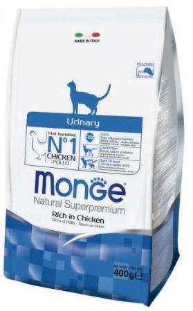 MONGE NATURAL SUPERPREMIUM URINARY RICCO IN POLLO Gatti