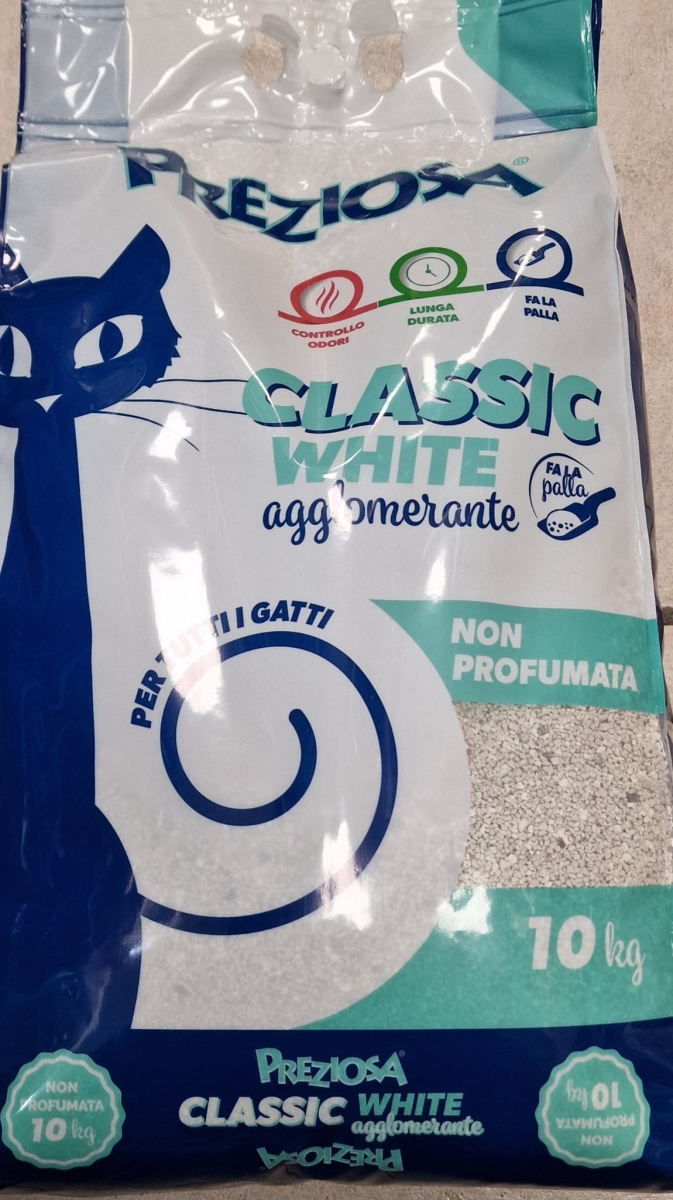 PREZIOSA  LETTIERA AGGLOMERANTE CLASSIC BIANCA 