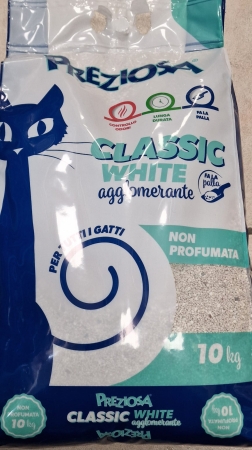PREZIOSA  LETTIERA AGGLOMERANTE CLASSIC BIANCA Gatti