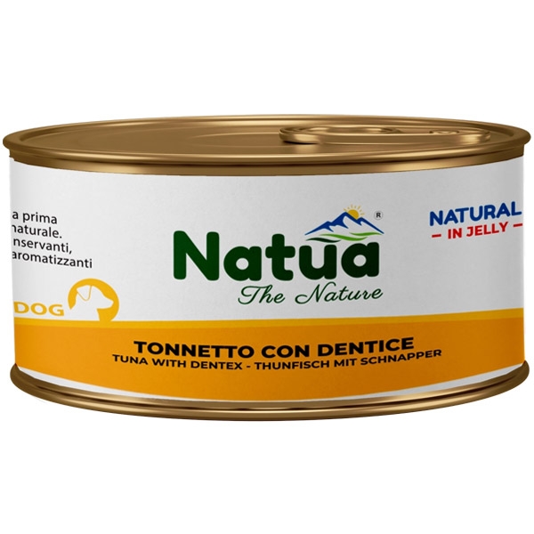 NATUA  NATURAL ADULT DOG JELLY TONNETTO CON DENTICE 
